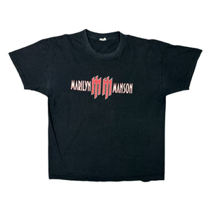 Marilyn Manson GROTESK BURLESK Tシャツ Black Vintage T-Shirt - Marilyn Manson Grotesk Burlesk - L