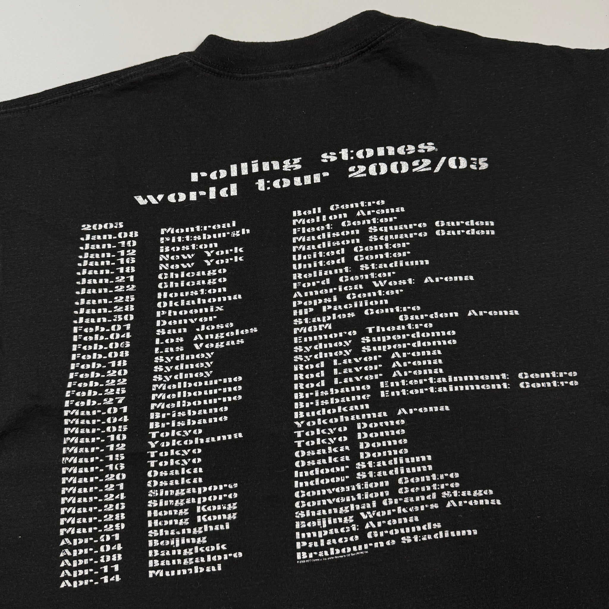 Rolling Stones - 'World Tour' - 2004 - XL