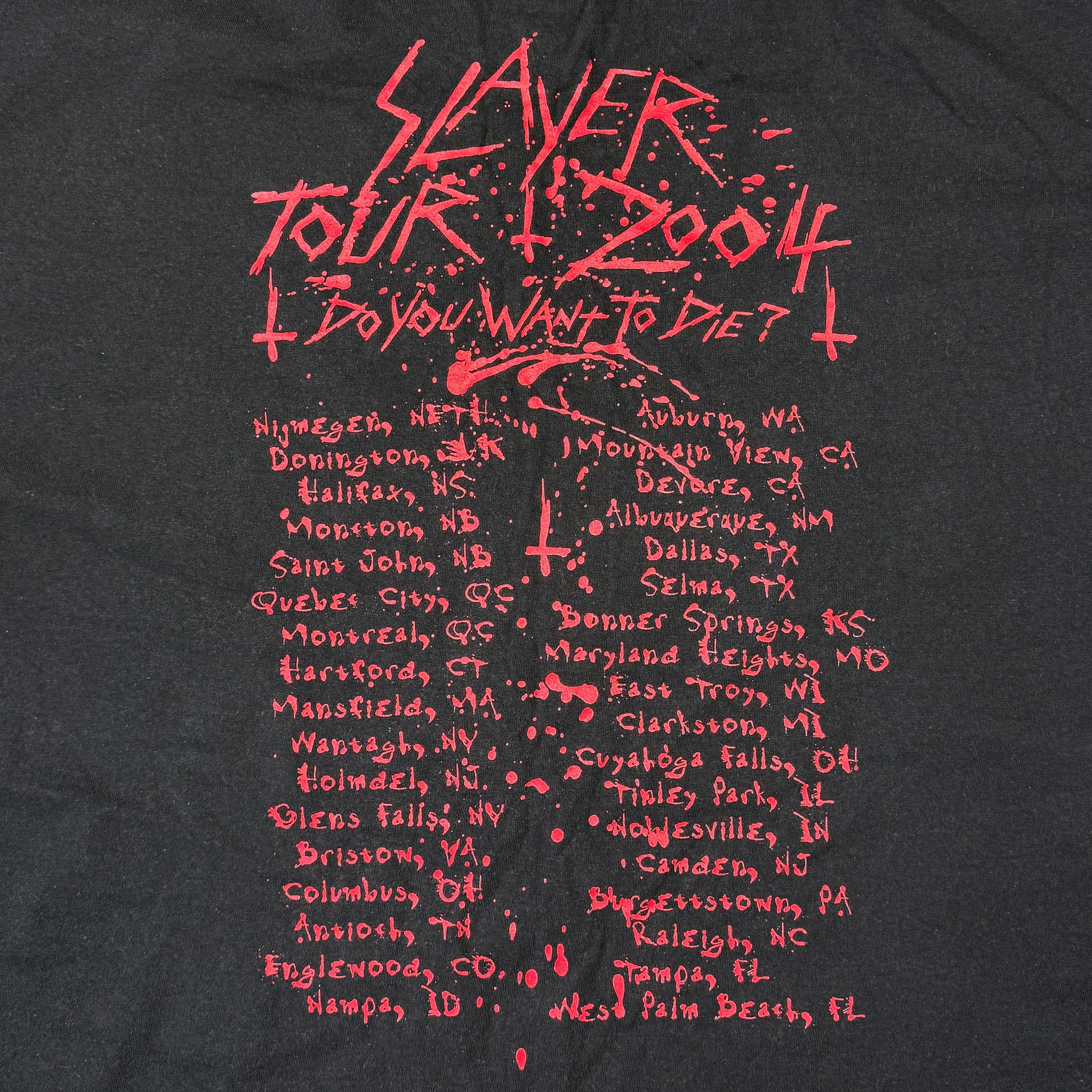 Slayer - 'Do You Want To Die?' - 2004 -XL